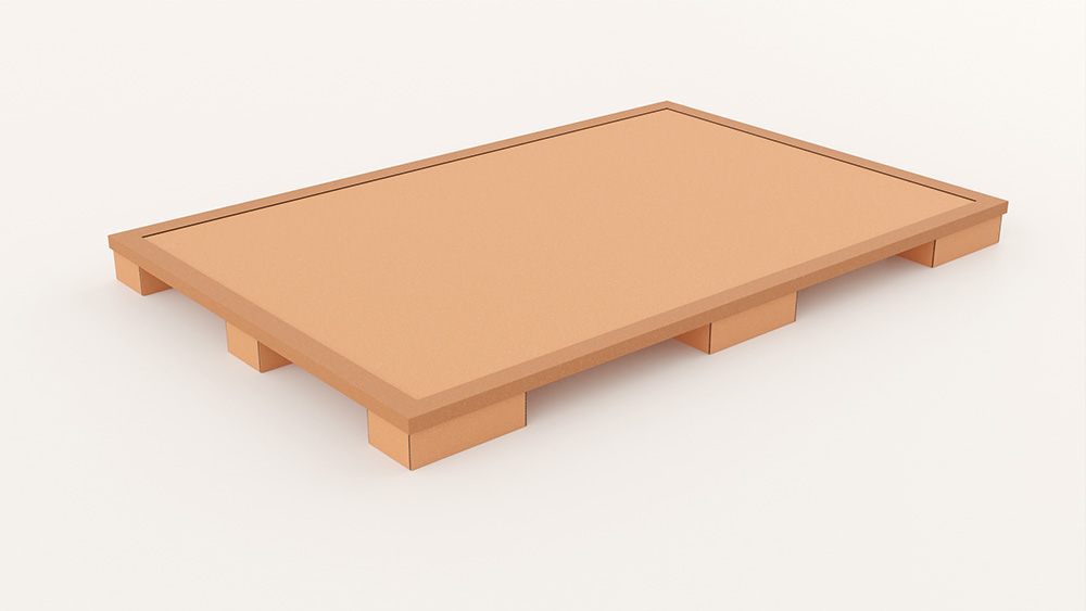Cardboard pallet application
